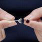 Genuine 3.4 Carat Round Cut Garnet Solitaire Stud Earrings