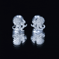 Real Diamond Octopus Stud Earrings for Women