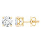 Brilliant Cut Diamond Stud Earrings in Prong Setting