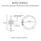 Diamond Flower Hoop Earrings For Her