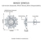 Diamond Sunflower Stud Earrings For Her