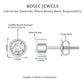 Minimalistic Bezel Set Diamond Stud Earrings
