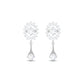 Natural Diamond Drop Dangle Earrings with Certificate