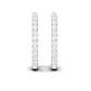 Classic Diamond Hoop Earrings with Certificate