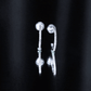 Round Shaped Diamond Hoop Earrings