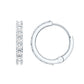 Certified Diamond Small Hoop Earrings