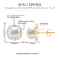Cultured Pearl Stud Earrings With Diamond