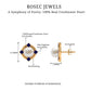 Real Freshwater Pearl and Blue Sapphire Modern Stud Earrings