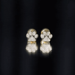 Real Diamond Cute Paw Stud Earrings