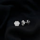 Real Diamond Cute Paw Stud Earrings