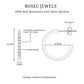 Certified Moissanite Hoop Earrings