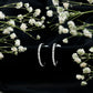 Certified Moissanite Hoop Earrings