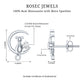 Certified Cat Moon Earrings with Moissanite