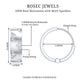 Certified Moissanite Hinged Hoop Earrings for Women