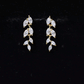 Marquise Cut Moissanite Bridal Dangle Earrings