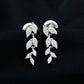 Marquise Cut Moissanite Bridal Dangle Earrings
