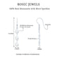 Certified Moissanite Dangling Wedding Earrings for Bride