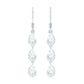 Certified Moissanite Dangling Wedding Earrings for Bride