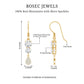 1 Carat Moissanite Dangle Earrings with Fish Hook