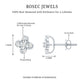 Diamond Flower Cluster Earrings For Women