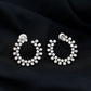 Certified Moissanite Big Stud Earrings For Women