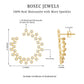 Certified Moissanite Big Stud Earrings For Women