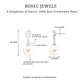 Real Freshwater Pearl and Moissanite Drop Earrings