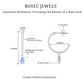 Real Tanzanite Teardrop Hoop Earrings with Diamond Accent