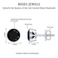 1.6 Carat Created Black Diamond Solitaire Stud Earring in Bezel Setting