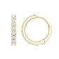Certified Diamond Small Hoop Earrings