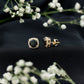 3 Carat Black Spinel Stud Earrings with Diamond Halo