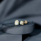 Classic Ethiopian Opal Stud Earrings with Diamond Halo