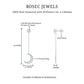 Certified Diamond Star and Moon Chain Earrings