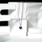 2 CT Heart Shape Black Onyx Solitaire Pendant
