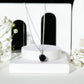 2 CT Heart Shape Black Onyx Solitaire Pendant