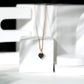2 CT Heart Shape Black Onyx Solitaire Pendant