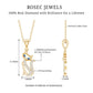 Certified Diamond Kitty Necklace For Women