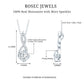 Cushion Cut Moissanite Infinity Promise Necklace With Chain