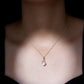 Cushion Cut Moissanite Infinity Promise Necklace With Chain