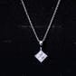 3 CT Princess Cut Moissanite Solitaire Pendant Necklace For Women