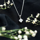 3 CT Princess Cut Moissanite Solitaire Pendant Necklace For Women