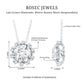 2 Carat Round Cut Lab Grown Diamond Starburst Necklace