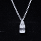 1.8 Carat Solitaire Lab Grown Diamond Emerald Cut Necklace