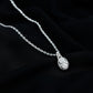 Lab Grown Diamond Vintage Style Pendant With Halo