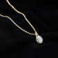 Lab Grown Diamond Vintage Style Pendant With Halo