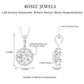 Certified 2 Carat Lab Grown Diamond Bridal Necklace For Bride