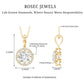 Certified 2 Carat Lab Grown Diamond Bridal Necklace For Bride