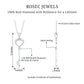 Diamond Heart Key Pendant Necklace For Women