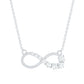 Certified Moissanite Infinity Necklace