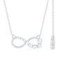 Certified Moissanite Infinity Necklace